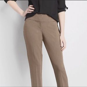 Maurices Tan Boot Cut Pants- 3/4 Long